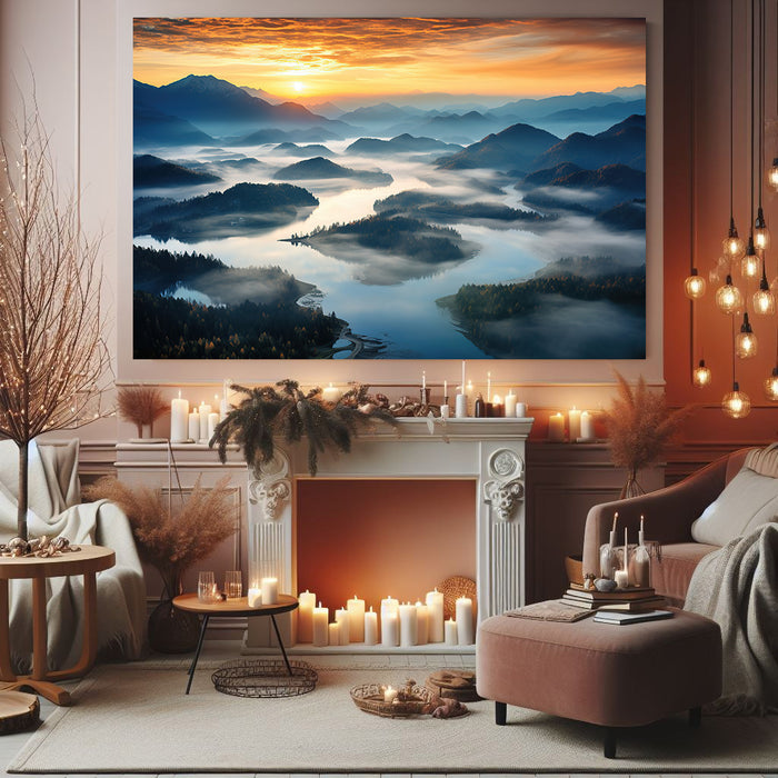 Nature-Inspired Landscape Wall Art