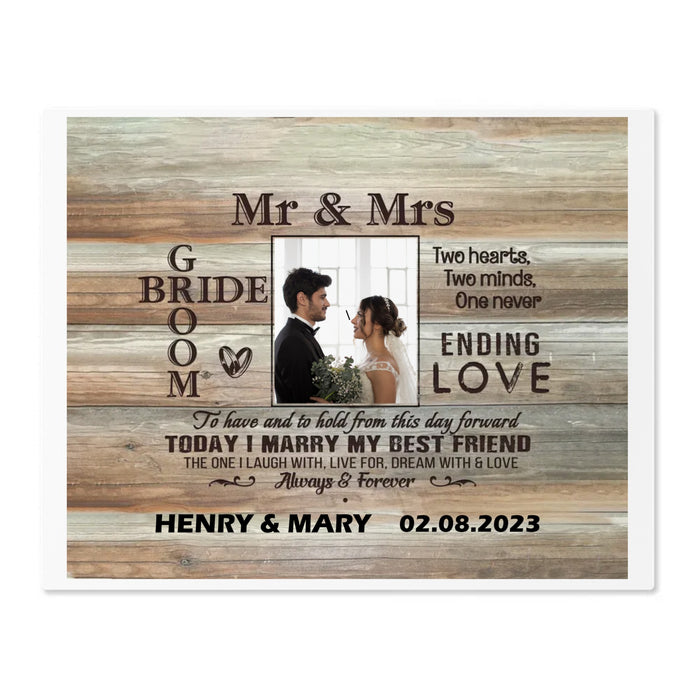 Wedding Gift Ideas For Couple Personalized Gift For Bride And Groom  Acrylic Prints