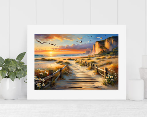 Artificial Natural View | Unique Landscape Wall Art | Large Nature-Inspired Wall Decor | Abstract Art Prints for Home