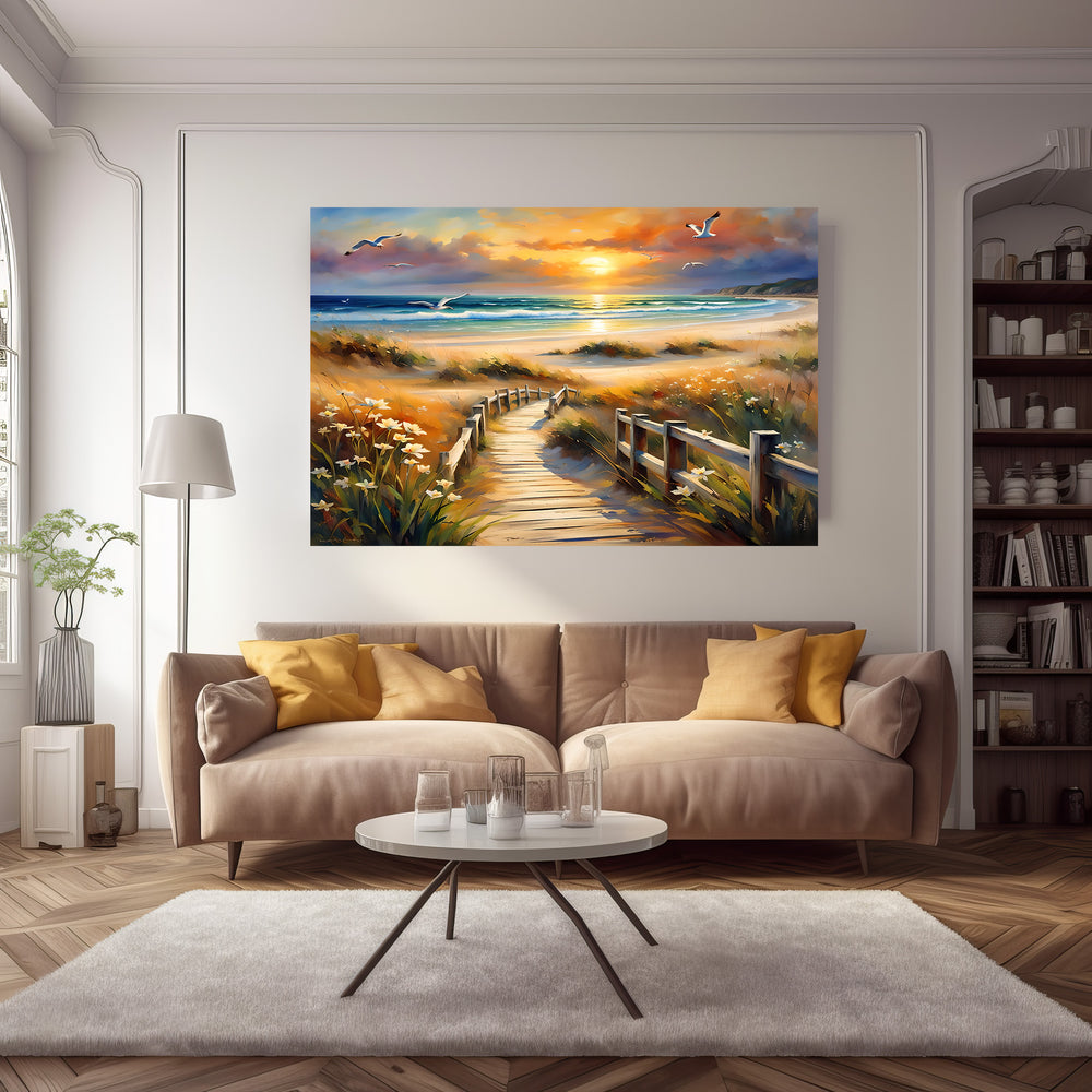 Artificial Natural Path View | Large Nature-Inspired Wall Decor | Abstract Art Prints for Home | Photography Wall Decor